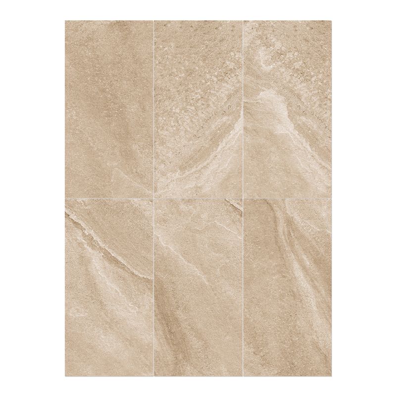 Square Ceramic Matte Straight Edge Singular Tile Marble Look Bathroom Floor