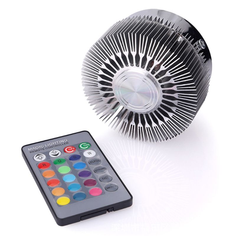 Cylindrical Aluminum RGB Wall Lamp Contemporary Style Backdrop Decoration Sconce Lights with Remote Control