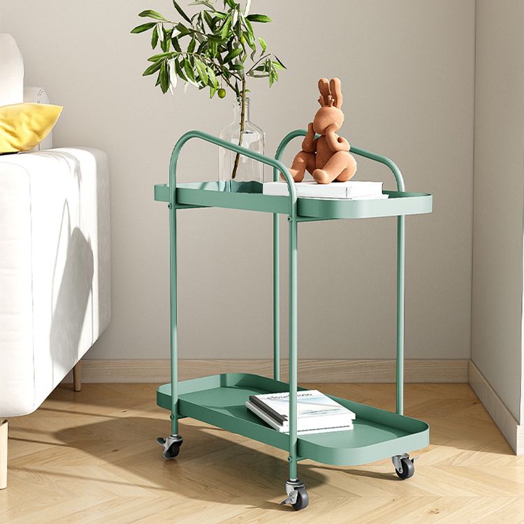 25.2"H Industrial Bookshelf Metal Shelf Bookcase for Home Office