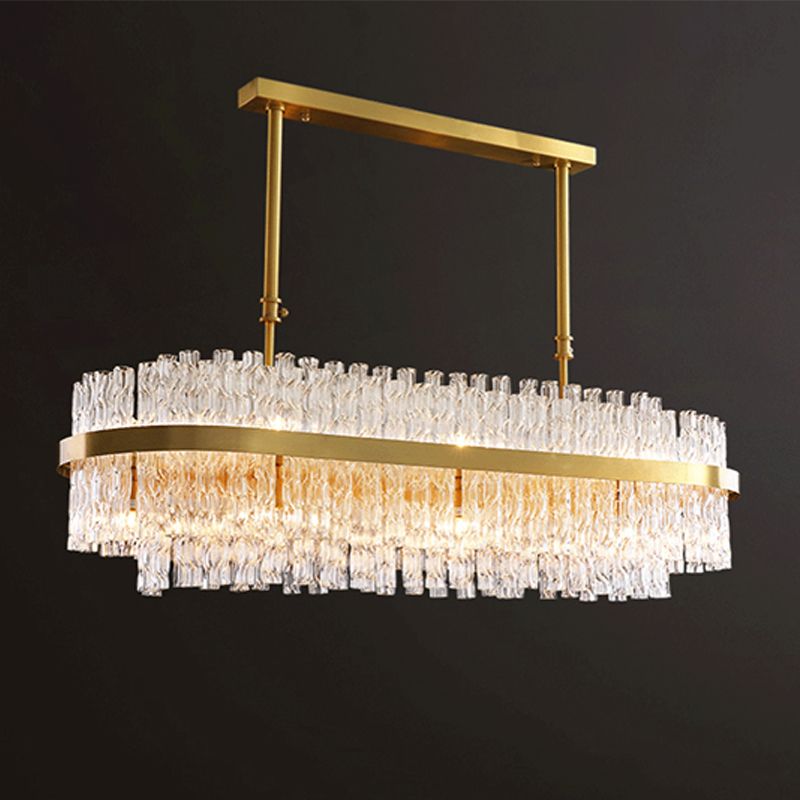 Modern Hanging Ceiling Light Crystal Pendant Lighting Fixtures for Dining Room