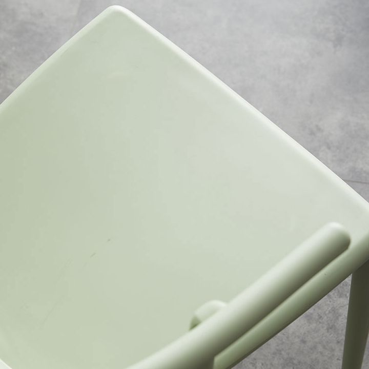 Multicolor Plastic Dining Armchair Contemporary Style Chair for Dining Room