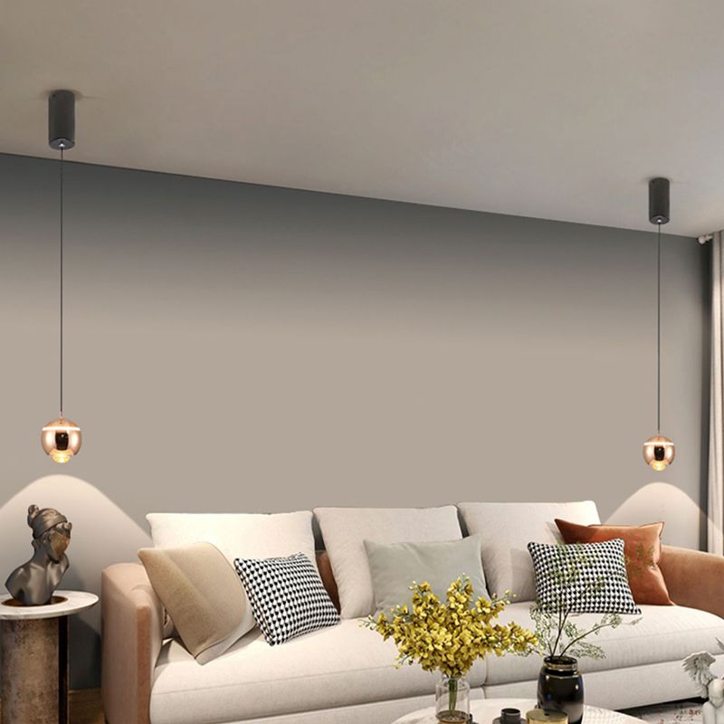 Postmoderne Aluminium -Anhänger Light Globe LED Hanging Anhänger für Schlafzimmer