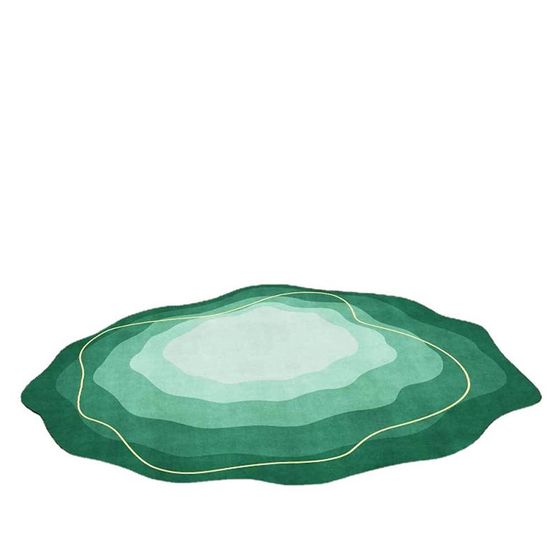 Bruin modern tapijt tie-dye patroon polyester gebied tapijt vlekbestendig tapijt voor woonkamer