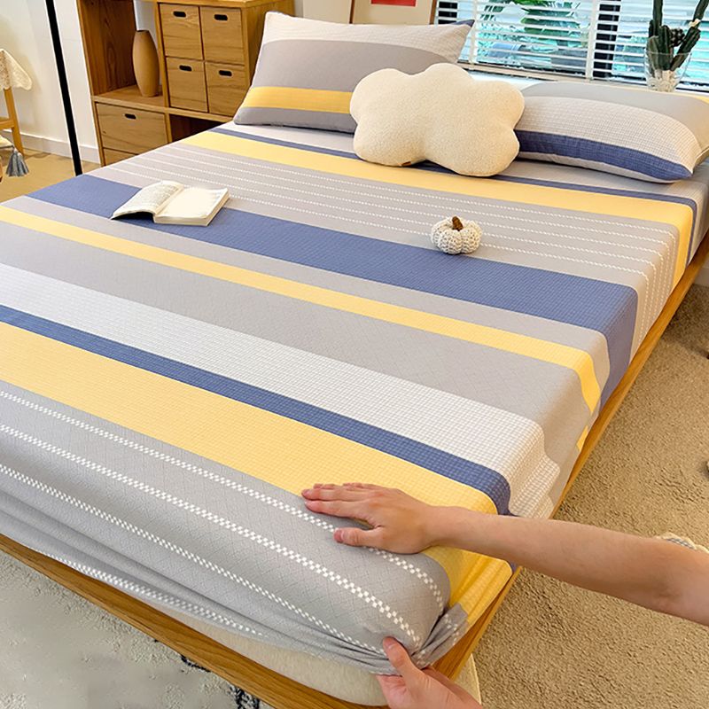 100 Cotton Bed Sheet Set Soft & Smooth Breathable Bed Sheet Set with Non-Pilling