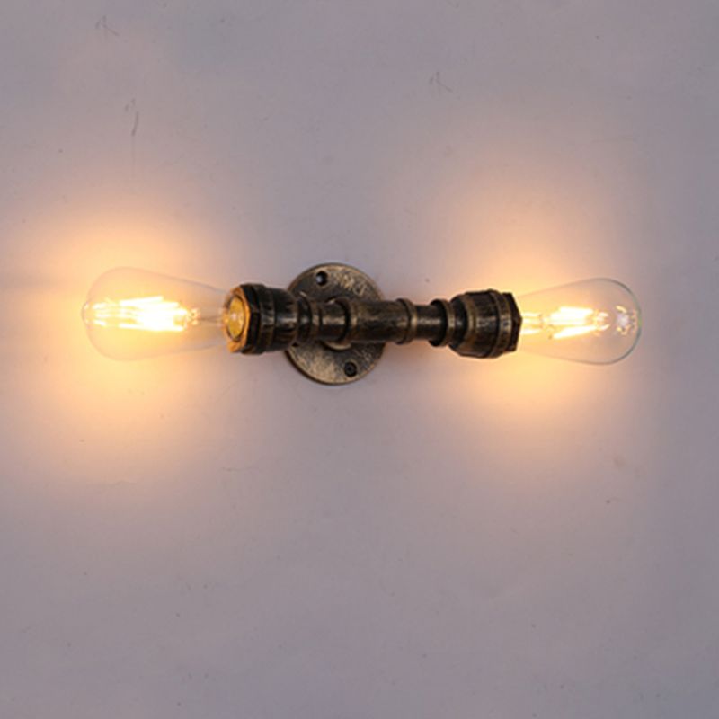 Éclairage de tuyauterie vintage industrielle Éclairage métallique mural métallique pour couloir