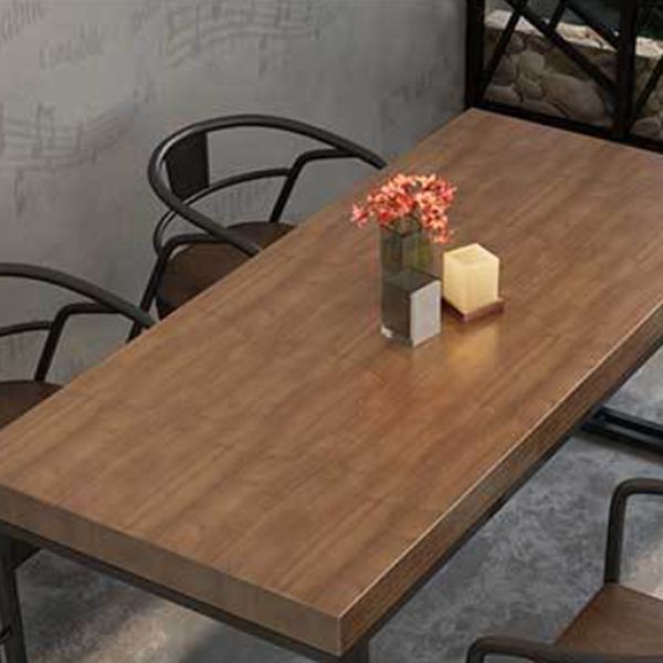 Modern 1/5/7 Pieces Dining Set Rectangle Pine Wood Dining Table for Bar