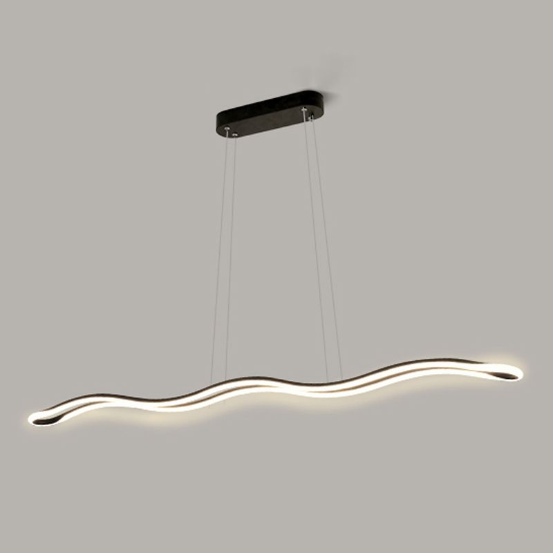 Modern de comedor de estilo Lámparas de lámparas de la isla de la isla de iluminación LED para cocina