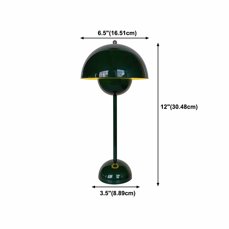 Dome Shape Table Lamp Modern Style Plastic Single Light Table Light