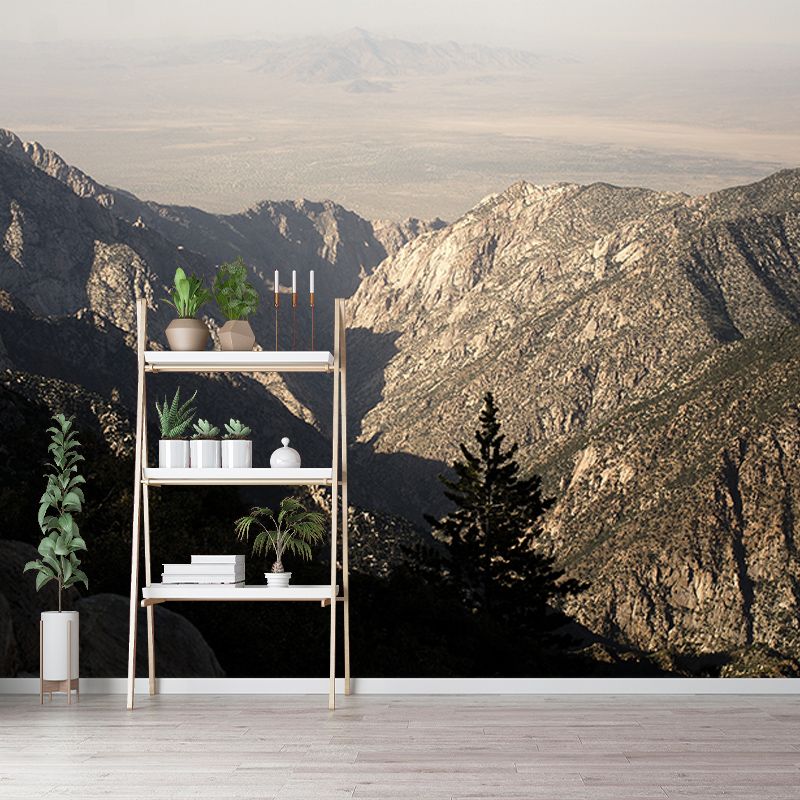 Mountain Mural Wallpaper Custom-Printed Wall Art for Dining Room Decoration