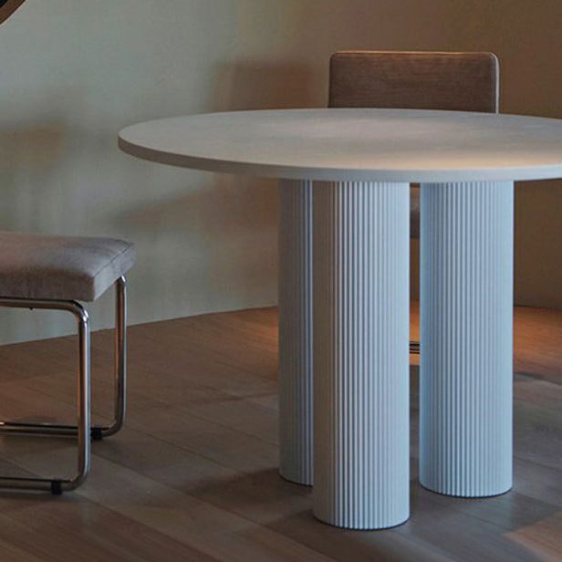 Living Room Contemporary Dining Table Round Dining Table with Pedestal Base