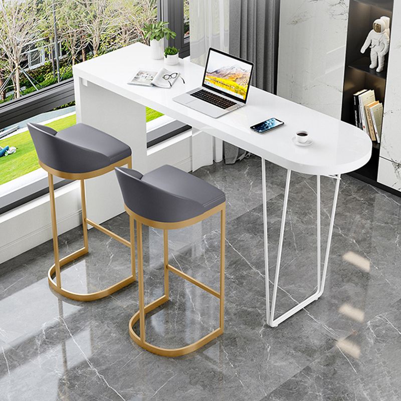 Modern Style Specialty Wood Bar Height Pub Table for Living Room