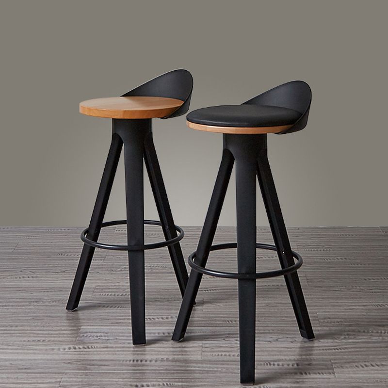 Industrial Padded Feet Barstools Bar Business Counter Height Stools