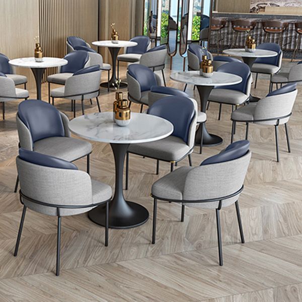 Modern Style Marble Dining Table Set White 1/2/4/5 Pieces Dining Set for Home Use