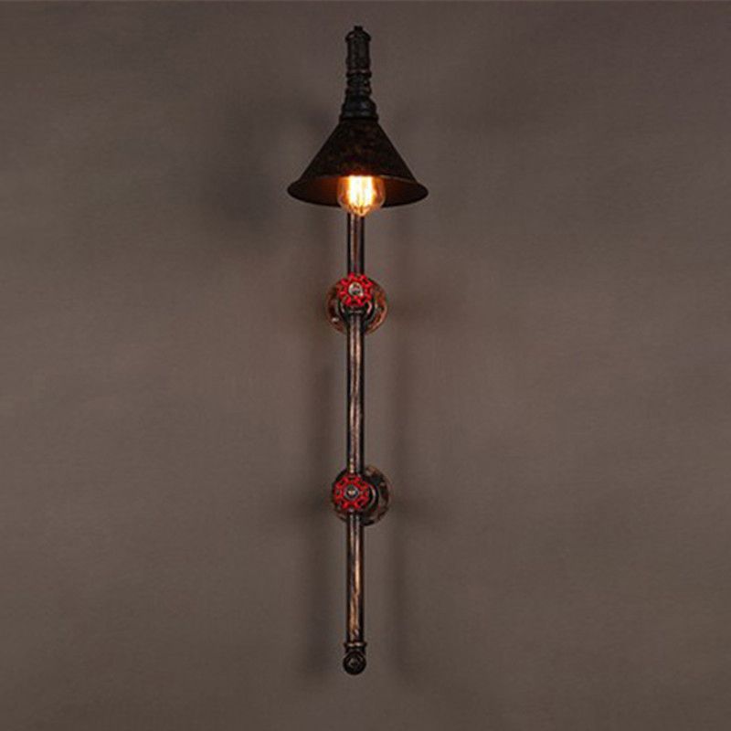 Industrial Wall Light Metallic Wall Light Sconce for Living Room