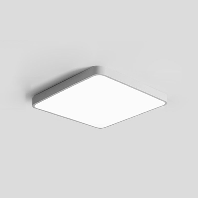 Lámpara de techo LED de geometría empotrada contemporánea para dormitorio