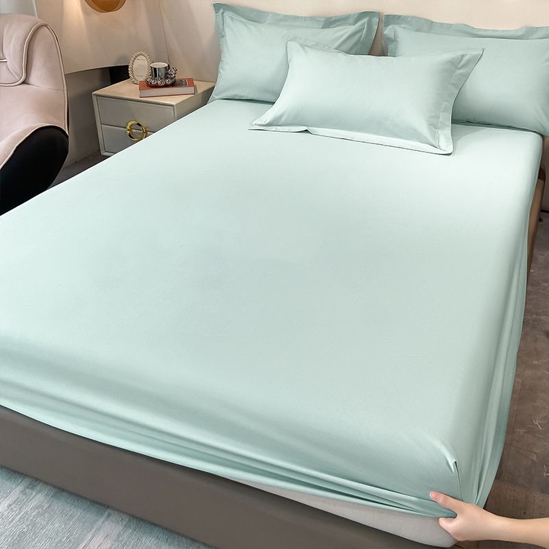 Modern Soild Fitted Sheet Cotton Elegand Bed Sheet Set for Bedroom