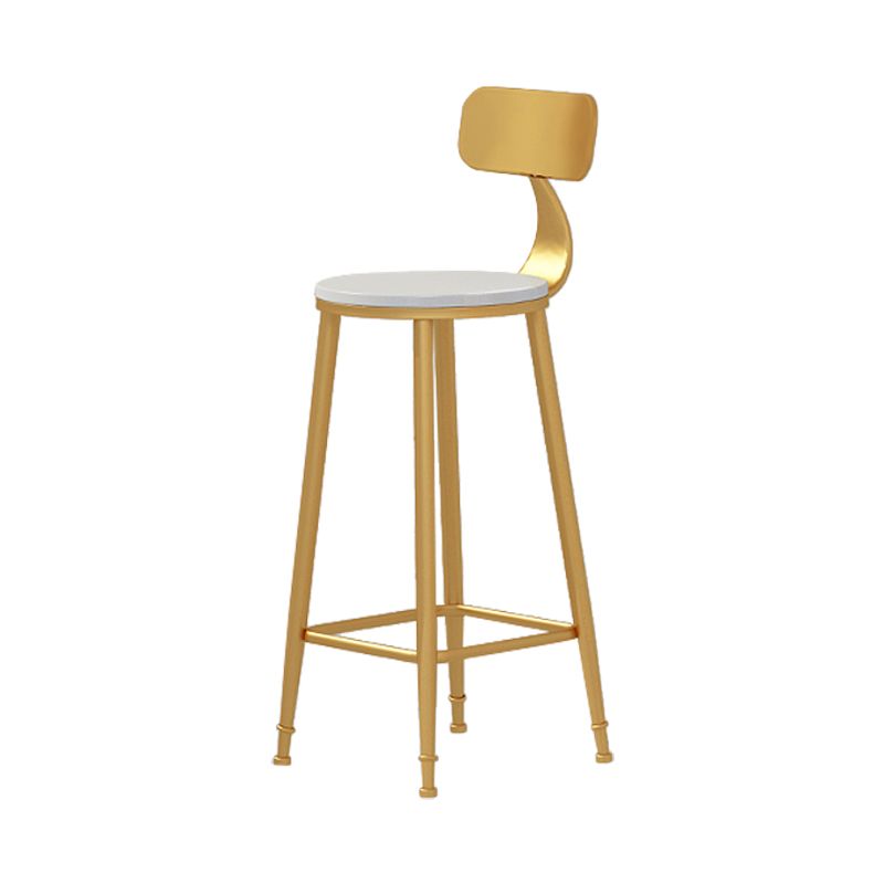 Glam Rectangle Bar Pub Table Set 1/2/5/9 Pieces White and Gold Counter Set