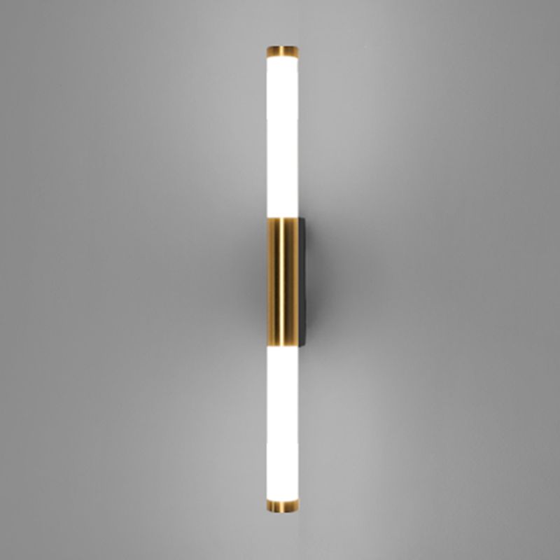 Lampada da parete dritta in metallo MODERNO MODERNO MODIALE LED LED LIGHT PER BAGNI