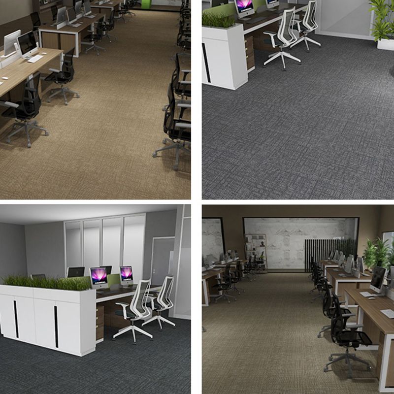 Simple Nylon Carpet Tile Office Meeting Room Stitching Carpet Floor Tile
