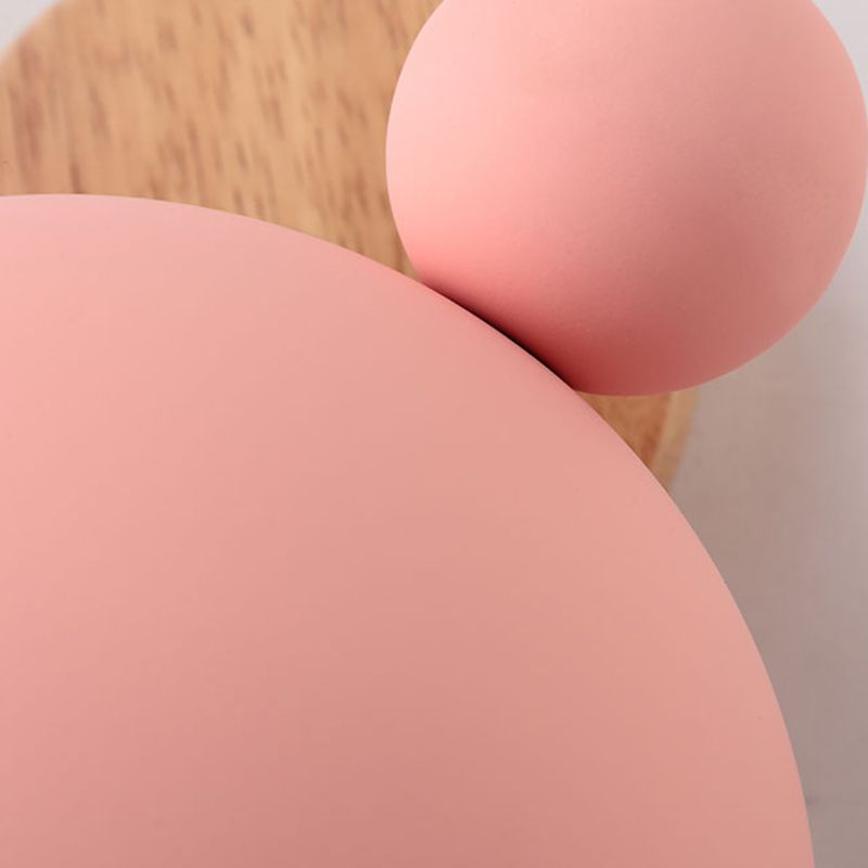 Macaron Style Wall Mount Light 1-Light Wall Light with Iron Shade for Living Room