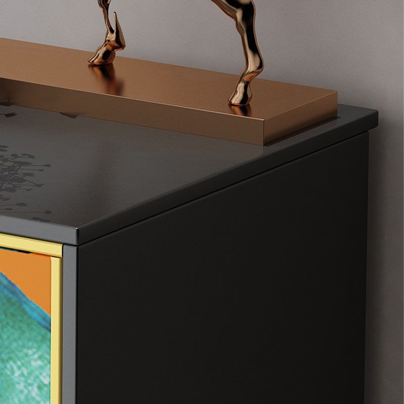 Glam Vertical Storage Chest Wooden Lingerie Chest with Drawers