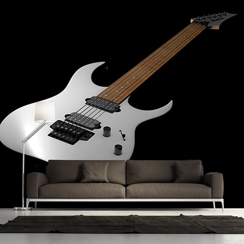 Beautiful Photography Mural Wallpaper Guitar Indoor Wall Mural