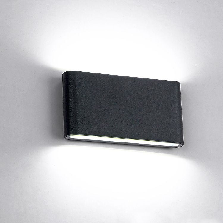 Minimalist LED Up and Down light Frame Wall Light Metal Rectangle Wall Light for Living Room