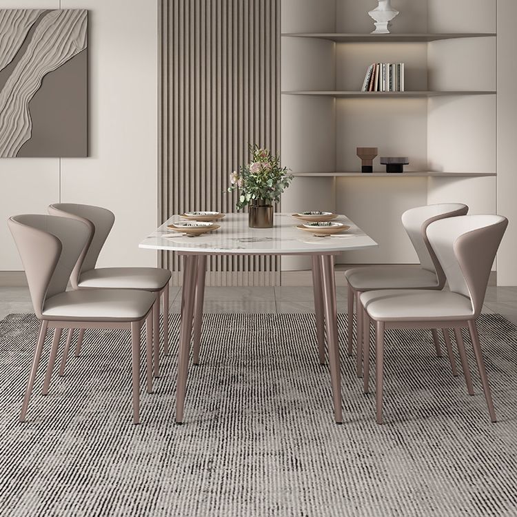 Contemporary 1/2/5/7 Pieces Dining Set Metal Dining Room Set for Small Space