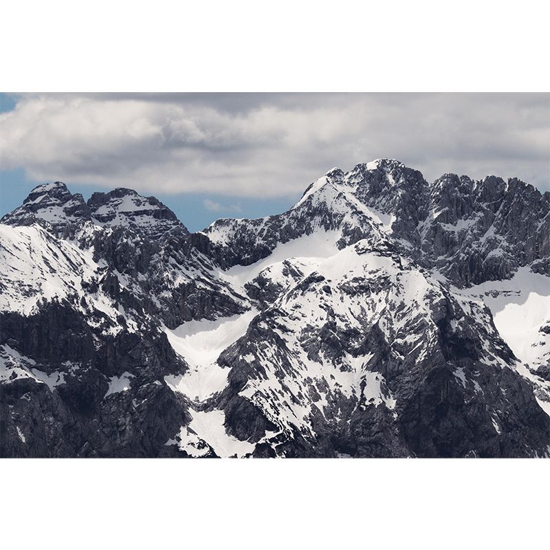 Cloud Wallpaper Horizontal Photography Mountain Landscapes Eco-friendly Mural for Bedroom