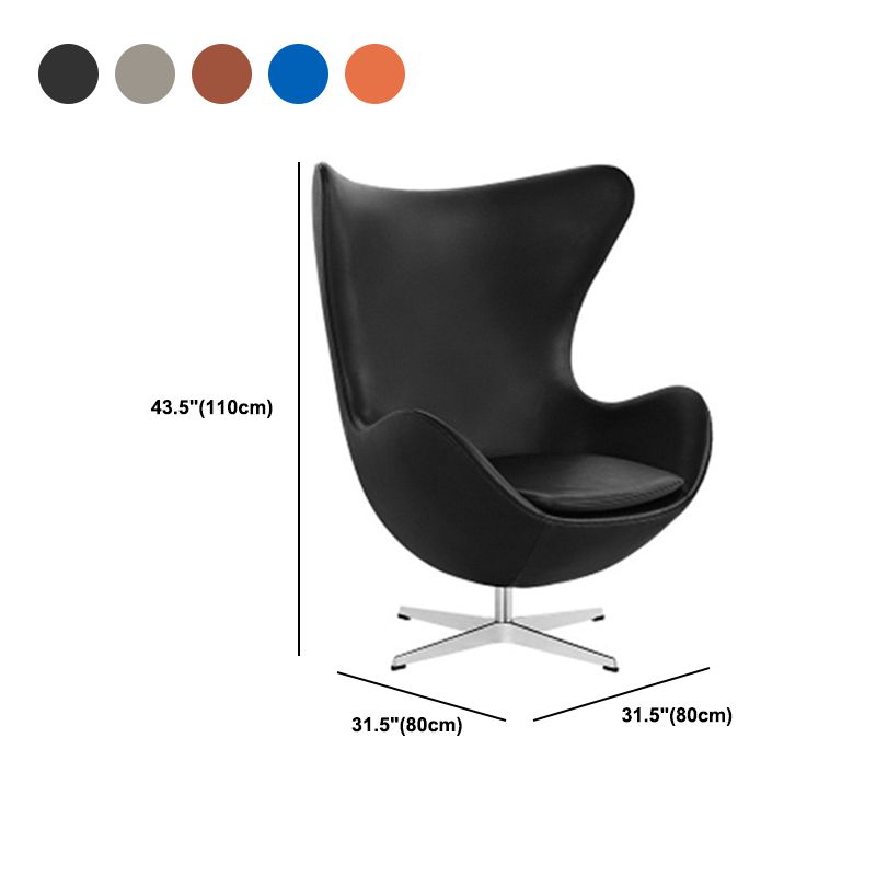 Arms Included Chair Egg Shape Chair for Living Room, 31.49" Wide