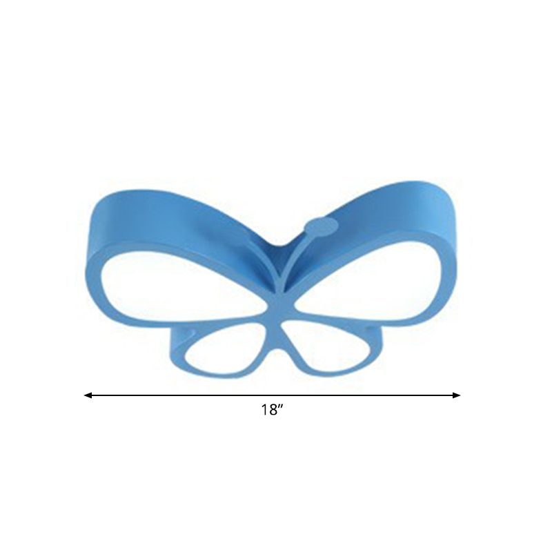 Butterfly LED Flush Mount Licht Cartoon Metall Flushmount Deckenleuchte für Nursery