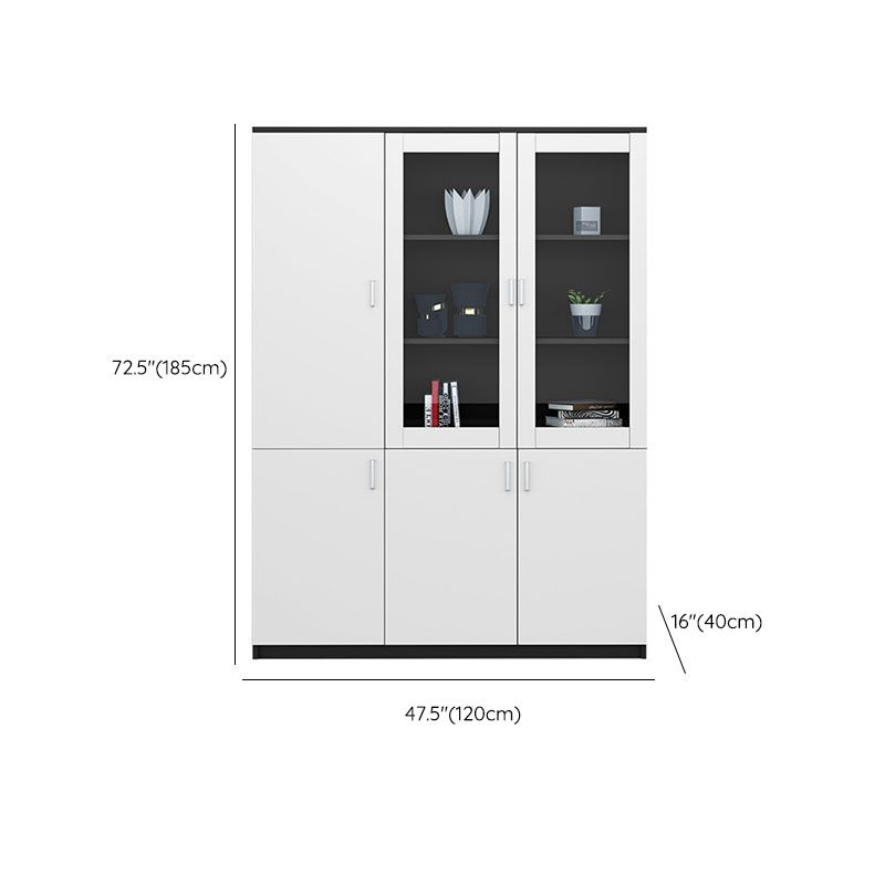 Industrial Cabinet Wood Adjustable Storage Shelves Filing Cabinet