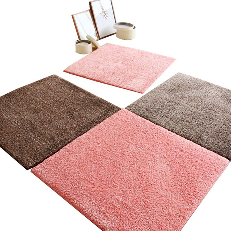 Living Room Carpet Tiles Color Block Stain Resistant Level Loop Carpet Tiles