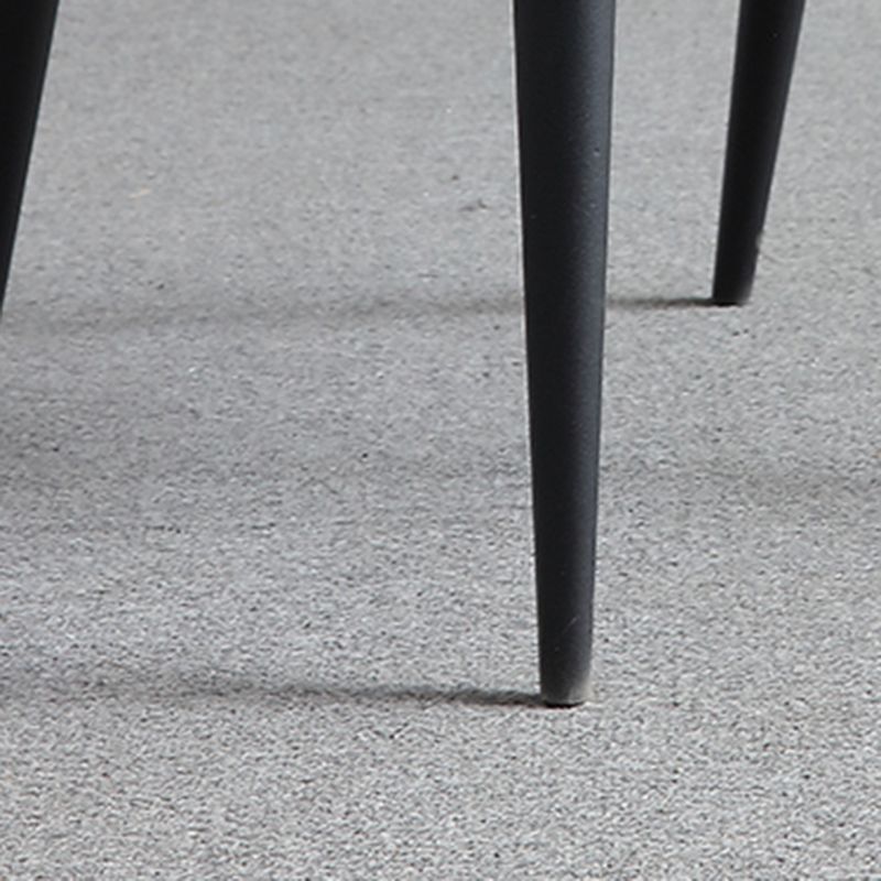 Wingback Side Chairs Faux Leather Kitchen Dining Armless Chairs