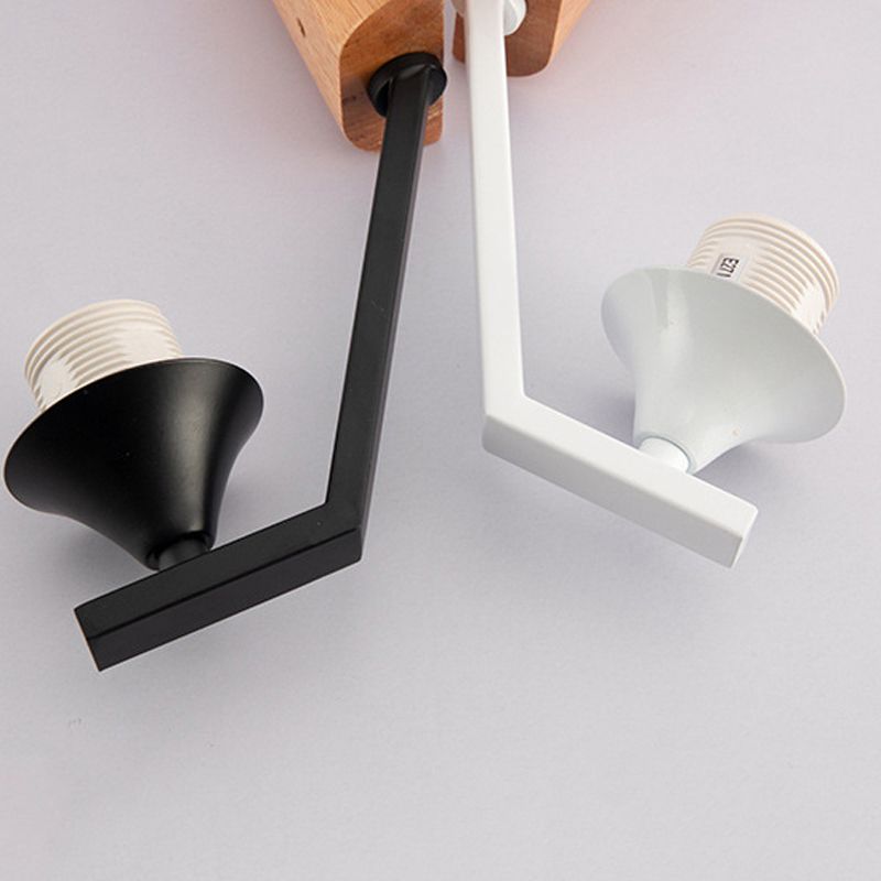 Modernist Wall Sconce Tapered Glass Sconce Lighting for Bedroom