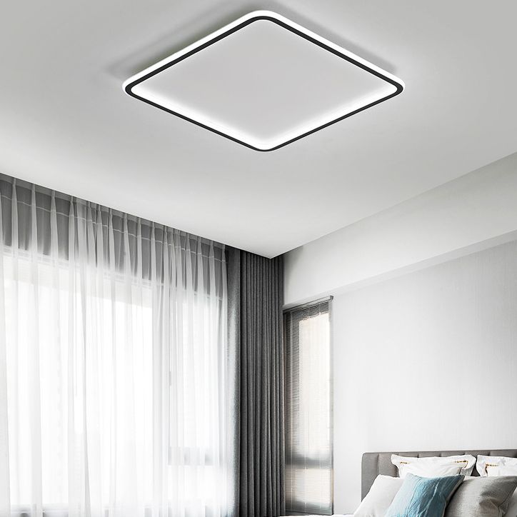 Modern LED Flush Mount Ceiling Fixture Ringed Light Room Hall Foyer Light Indoor Shop Lighting