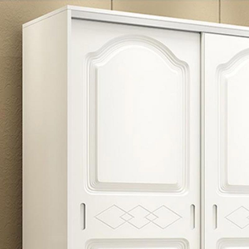 Contemporary Wardrobe Armoire Wood Combination Armoire With Doors