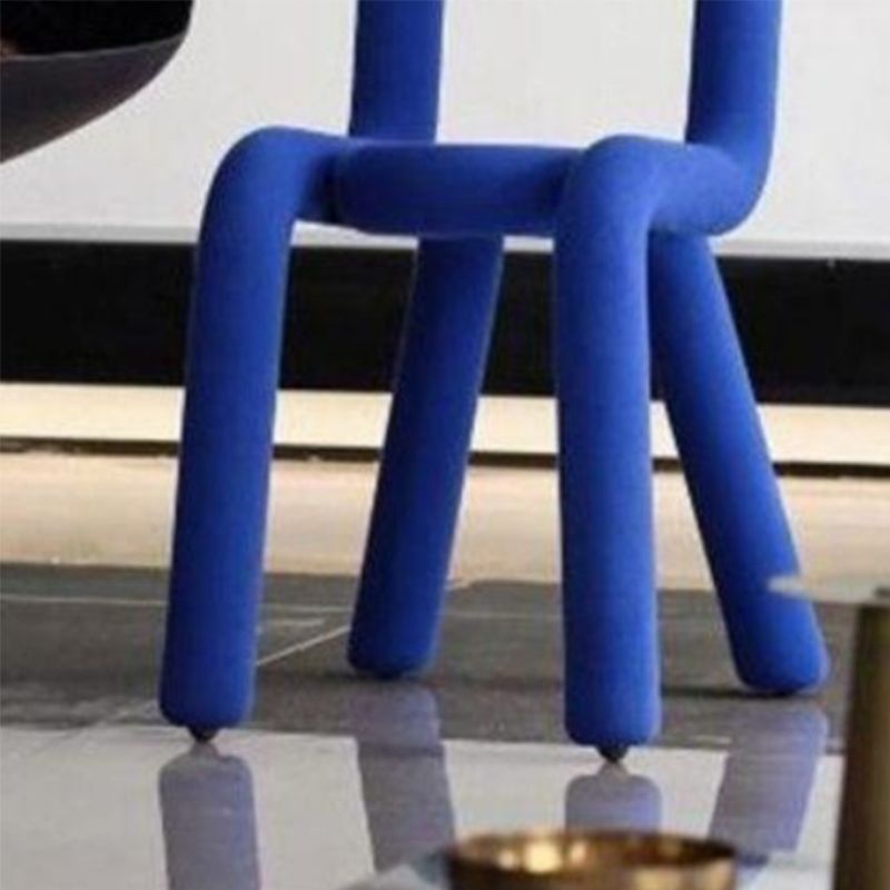 16.14" Wide Scandinavian Style Single Sofa Chair Fixed Back Parsons Chair