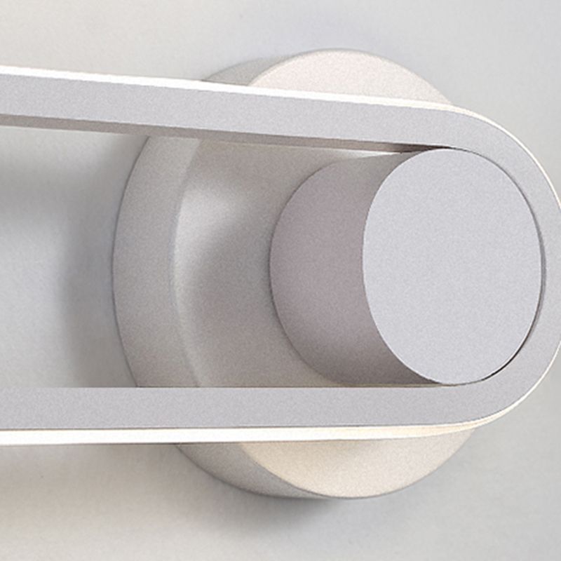 Rotatable LED Wall Lamp Modern Wall Mount Lamp with Silica Gel Shade for Living Room
