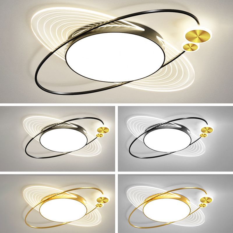 Ronde Flush Light Acryl Modern Flush Mount Plafond lichte armaturen voor slaapkamer