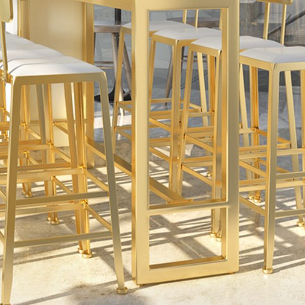 1/9 Pieces Bar Table Set Rectangular Bar Stool and Table Set