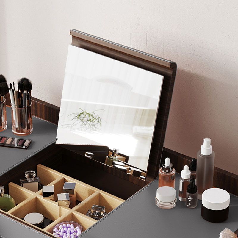 3 Drawer Dressing Table Storage Box with Makeup Table and Stool