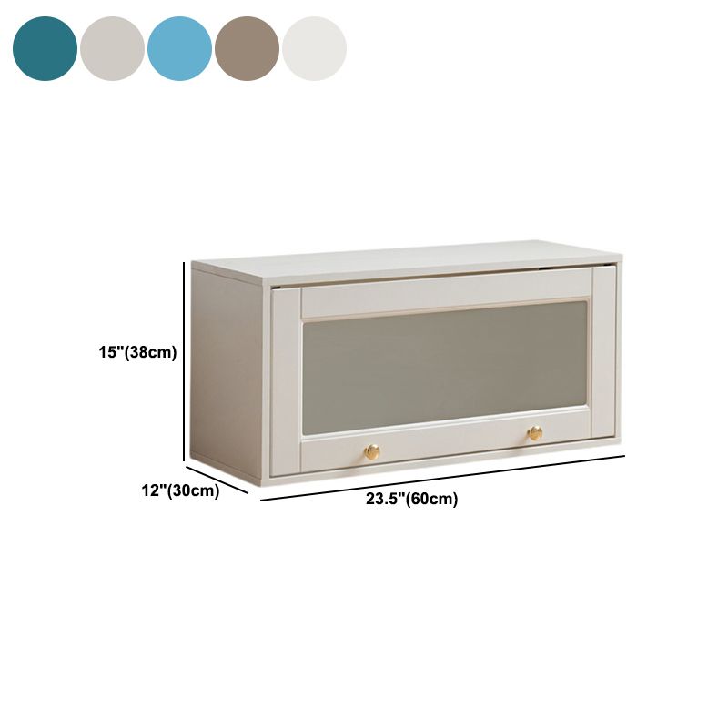 Urban Closed Back Standard Wood Shelf Bookcase for Living Room