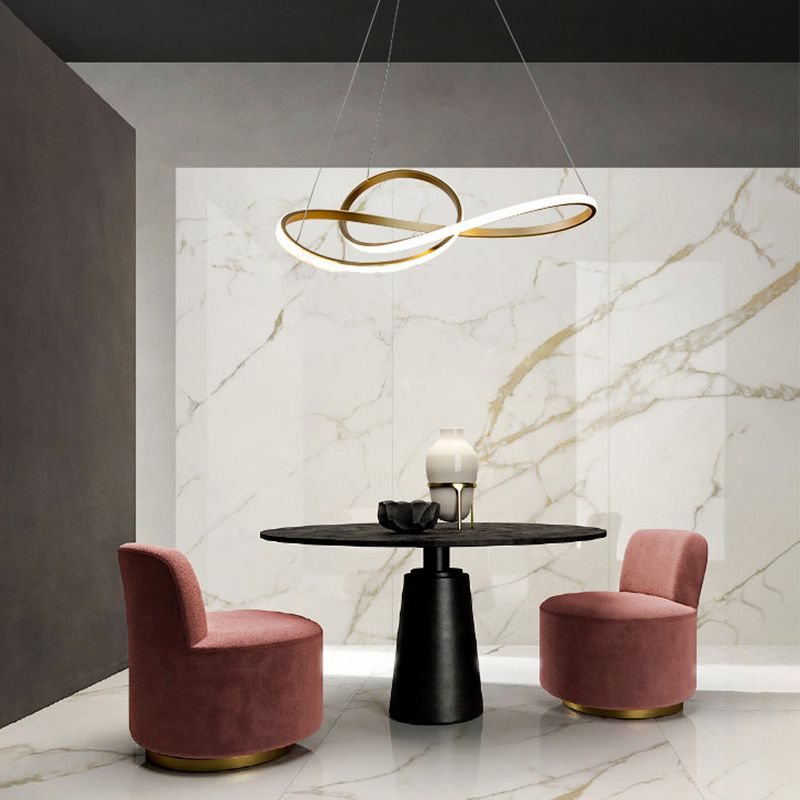 Lampadella a spirale Lightier Light Modern Metal 1 Light Lightier Aiughting