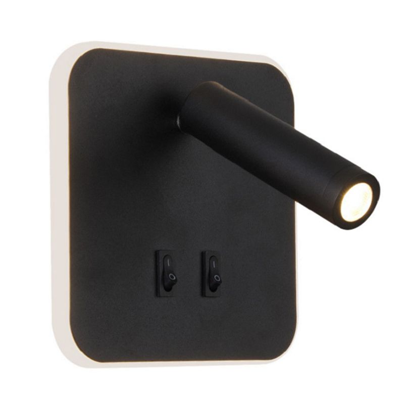 Lámpara de pared de lectura de estilo minimalista moderno 2 luces 2 luces de lectura de la pared