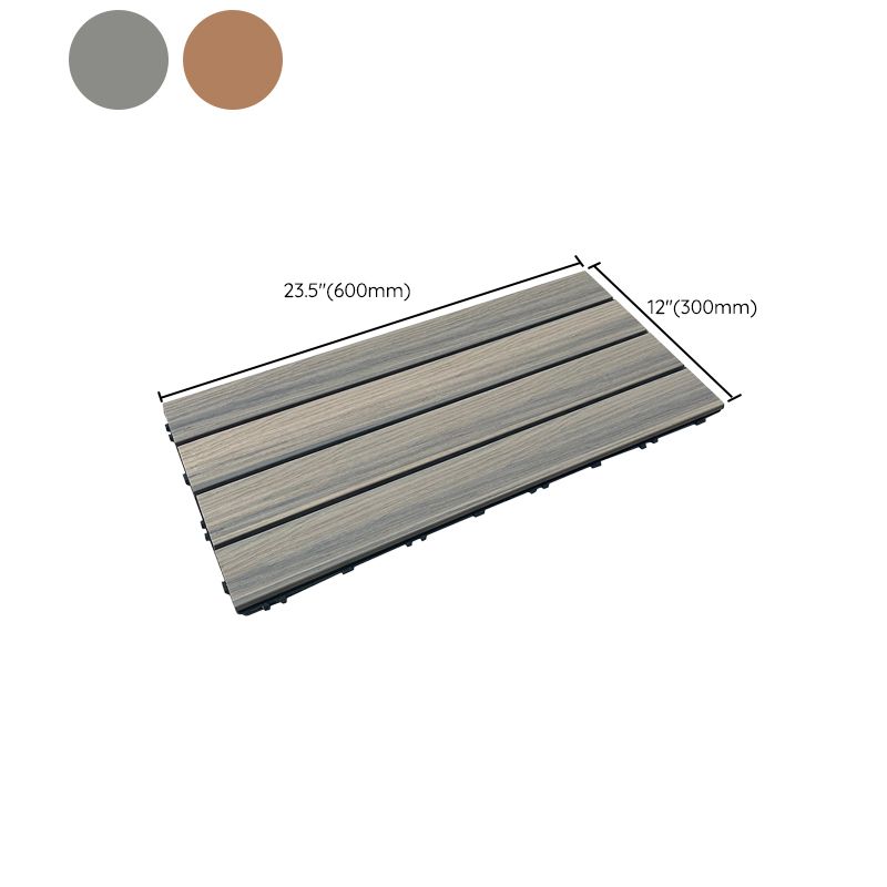 Snapping Patio Flooring Tiles Striped Pattern Tile Set Floor Board