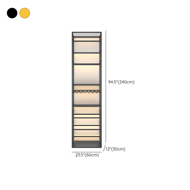 Freestanding Wine Bottle & Glass Rack Contemporary Metal Wine Rack Kit