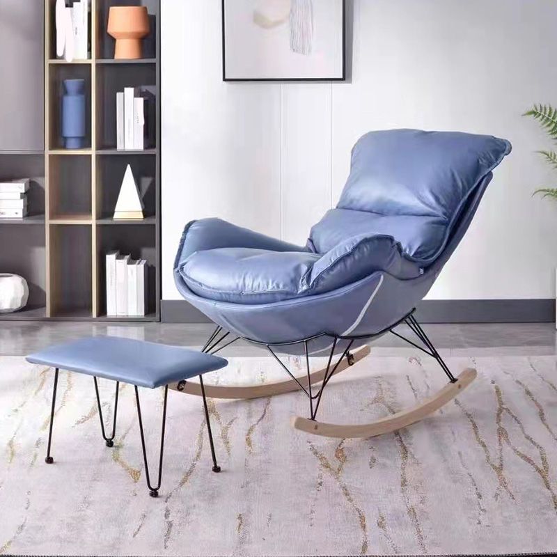 Nordic Balcony Rocking Chair Light Luxury Living Room Adult Rocking Chairs