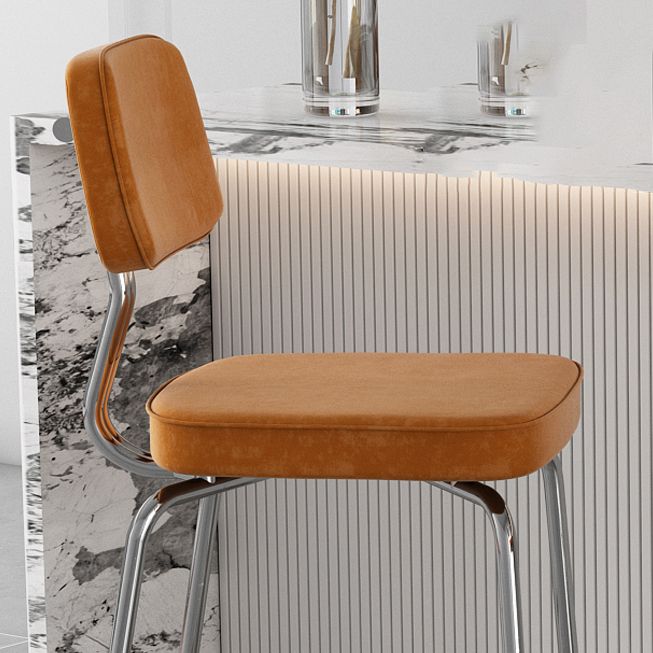 Modern Style Bar Stool Leather Backrest Bar Stools for Dining Room