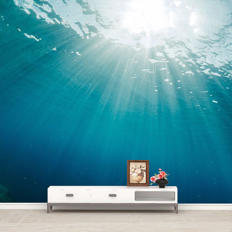 Beach Style Undersea Tropical Seabed Mural Decorative Eco-friendly for Room